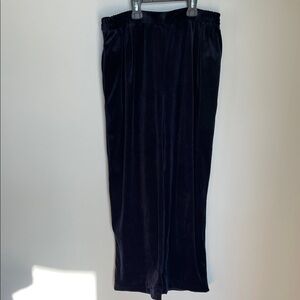 Coldwater Creek Midnight Velvet Trousers